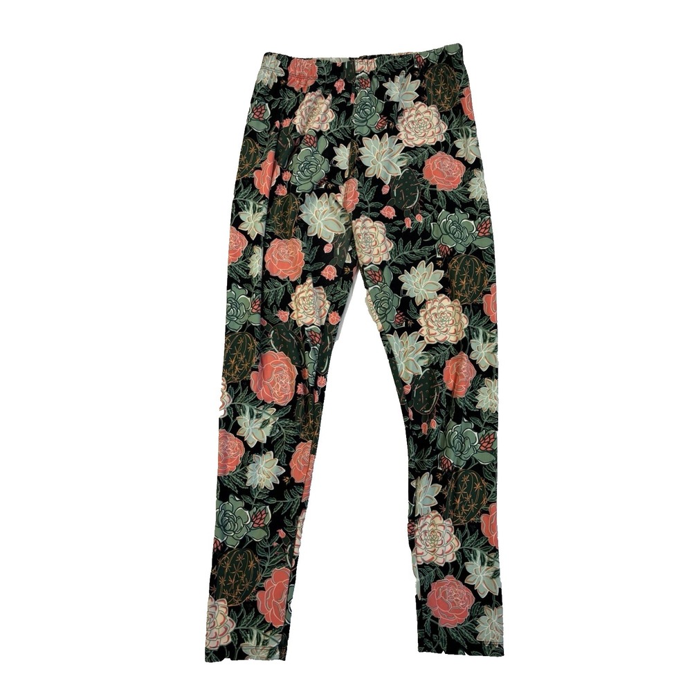 Sweetlegs Women's Sm Floral Leggings Brushed Fabric Soft‎ BOHO Loungewear Cozy